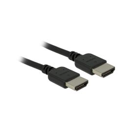 Delock Kabel hochflexibel, 4K 60Hz HDMI - HDMI, 1.5 m, Schwarz