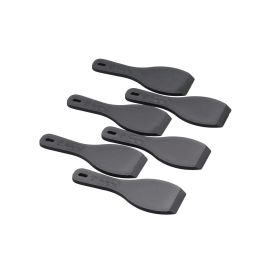 TTM Raclette-Spachtel 6 Stück, Schwarz - FRI-GX47-001FSM