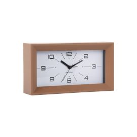 KARLSSON Wecker Lujo Rectangle Mocha Brown - FRI-GX47-002JHQ
