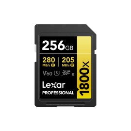 Lexar SDXC-Karte Professional 1800x Gold Series 256 GB - FRI-GX47-001644
