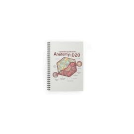 Glass Staff Notizbuch Anatomy of the d20 Weiss/Rot - FRI-GX47-004CSV