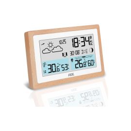 ADE Wetterstation mit Funk-Aussensensor Holz-Weiss - FRI-GX47-000GGJ