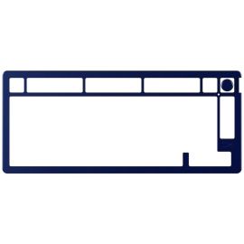 HyperX Alloy Rise 75 Top Plate marineblau - FRI-GX47-00062V