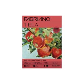 Fabriano Acrylpapier Tela 300g/m², 10 Bl, kalt gepresst - FRI-GX47-006YQC