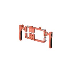 4smarts Universelles Smartphone-Video-Rig mit Fernauslöser, orange - FRI-GX47-001C5Q