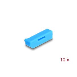 Delock Port Blocker DisplayPort Buchse 10 Stück Blau - FRI-GX47-001QBS