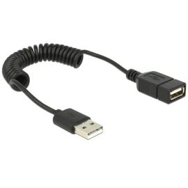 Delock USB 2.0-Spiralkabel USB-A - USB-A 0.6 m - FRI-GX47-001CZQ
