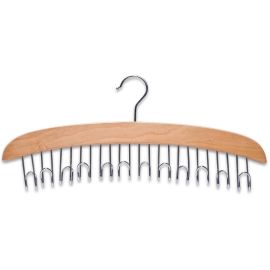 Zeller Present Gürtelhalter Buche Silber/Braun - FRI-GX47-00218F