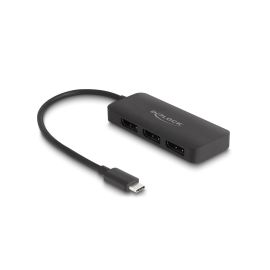 Delock 3-Port Signalsplitter 4K 30 Hz, USB-C - 3x DisplayPort - FRI-GX47-004C10