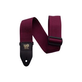 Ernie Ball Gitarrengurt Polypro Burgundy - FRI-GX47-000W10