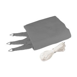 Windhager Sonnensegel 400 cm, Dreieck, Grau - FRI-GX47-005VRN