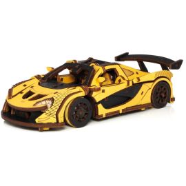 Eco-Wood-Art Bausatz Rennwagen Gelb - FRI-GX47-002Q1V