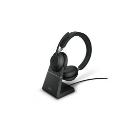 Jabra Headset Evolve2 65 Duo UC Schwarz, USB-A, inkl. Ladestation - FRI-GX47-0019PN