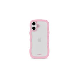 Holdit Back Cover Wavy iPhone 17 Transparent/Pink - FRI-GX47-000HG2