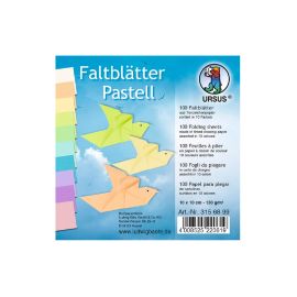 URSUS Faltblätter Pastell, 100 Blatt - FRI-GX47-000CRF