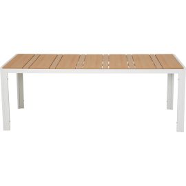 Schou Noah 205 x 90cm – Grau, Teak - FRI-GX47-002BP0