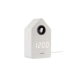 KARLSSON Digitalwecker Kuckuck White wash veneer - FRI-GX47-002DZ6