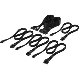 Corsair Stromkabel Premium Sleeved Starter Kit Schwarz 65 cm - FRI-GX47-002PPD