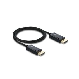 Delock DisplayPort Kabel Koaxial 16K 60 Hz 80 Gbps Geflechtm. 1m - FRI-GX47-0076DE