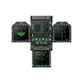 MOZA Racing FMP18 Panel Bundle kabelgebunden, RGB - FRI-GX47-007H0N
