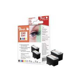 Peach Tintenset für Canon PG-40 / CL-41 BK, C, M, Y - FRI-GX47-005H9E