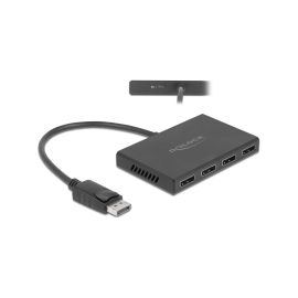 Delock 4-Port Signalsplitter Displayport, 4K/60Hz - FRI-GX47-003BK1