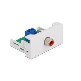 Delock Easy 45 Modul 22.5 x 45 mm Spezial - Cinch - FRI-GX47-004DWK