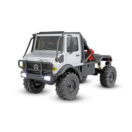 Amewi Scale Crawler Mercedes-Benz Unimog U4000, 1:18, RTR, grau - FRI-GX47-0049H4