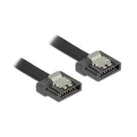 Delock SATA3-Kabel schwarz, Clip, flexibel, 20 cm - FRI-GX47-003DJ4