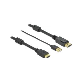 Delock Kabel HDMI – Displayport, USB 2.0/HDMI - DisplayPort, 10 m - FRI-GX47-005MS8