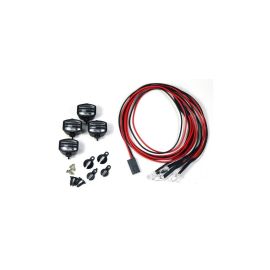 Absima 1:10 LED Rally-Scheinwerferset eckig (4) - FRI-GX47-006K8X