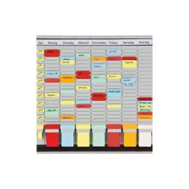 Franken T-Kartentafel Universal 49 cm x 47.4 cm, Grau - FRI-GX47-002908