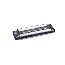 Hohner J.J. Milteau Deep Blues C Diatonisch Kunststoff Messing Edelstahl Blau - FRI-GX47-007RWH