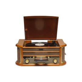 Denver MRD-51 Retro Massivholz DAB+ CD Kassetten USB - FRI-GX47-007CD9