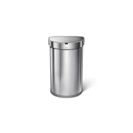 Simplehuman Sensorabfalleimer 45 Liter, Silber - FRI-GX47-000CZW