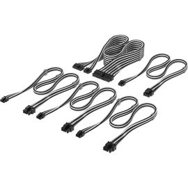 Corsair Stromkabel Premium Sleeved Starter Kit S/W 65 cm - FRI-GX47-0060RZ
