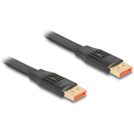 Delock Kabel 8K 60 Hz Flat DisplayPort - DisplayPort, 5 m - FRI-GX47-003DTK