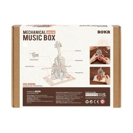 ROKR Bausatz Magic cello 3D-Holzpuzzle Spieluhr Musikmodell - FRI-GX47-003F3E