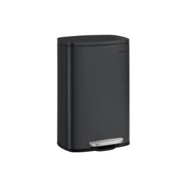 Songmics Abfalleimer 50 l, Schwarz - FRI-GX47-0037QV