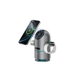 4smarts Wireless Charger 3-in-1 ChargeBot Sound Spacegrau - FRI-GX47-001JHM