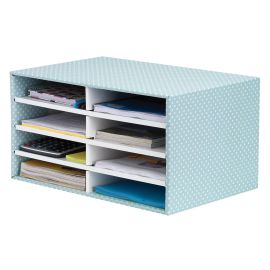 Fellowes Dokumentenablage R-Kive Blau, 8 Fächer - FRI-GX47-000WJ0