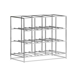 House Doctor Weinregal HD12, 20 x 41 x 35 cm, Silber - FRI-GX47-00470P