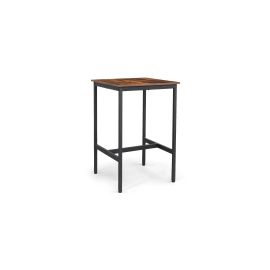 VASAGLE Bartisch 60 x 92 cm, Schwarz/Braun - FRI-GX47-002SEG