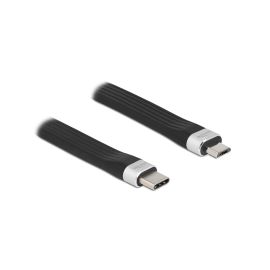 Delock USB 2.0-Flachkabel USB-C - Micro-USB B 0.135 m - FRI-GX47-004SSP