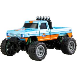 Amewi Monster Truck Die Cast 1:64 RTR, Blau/Orange - FRI-GX47-00268H