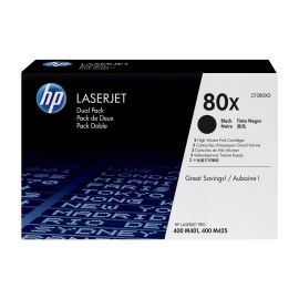 HP Toner Nr. 80X (CF280XD) Black (2er-Pack) - FRI-GX47-003P8V