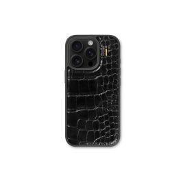 Ideal of Sweden Back Cover Croco iPhone 16 Pro Schwarz - FRI-GX47-002AKW