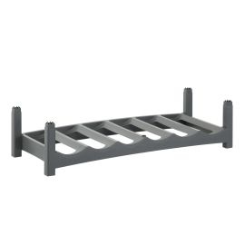 Rotho Flaschenregal Vario für 6 Flaschen, Grau - FRI-GX47-0010WS