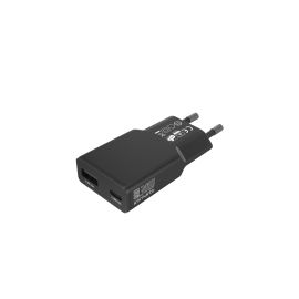 4smarts Netzladegerät PDPlug Slim Duos 1C+1A, Schwarz - FRI-GX47-000KV8