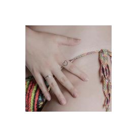 minink Tattoo Kleines offenes Herz Grösse: S (1.1 cm x 0.9 cm) - FRI-GX47-000E6G